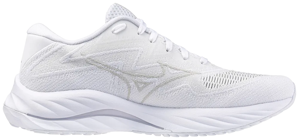 Mizuno Wave Rider 27 SSW (B Width) - White/Ultimate Grey/Nimbus Cloud (Womens)