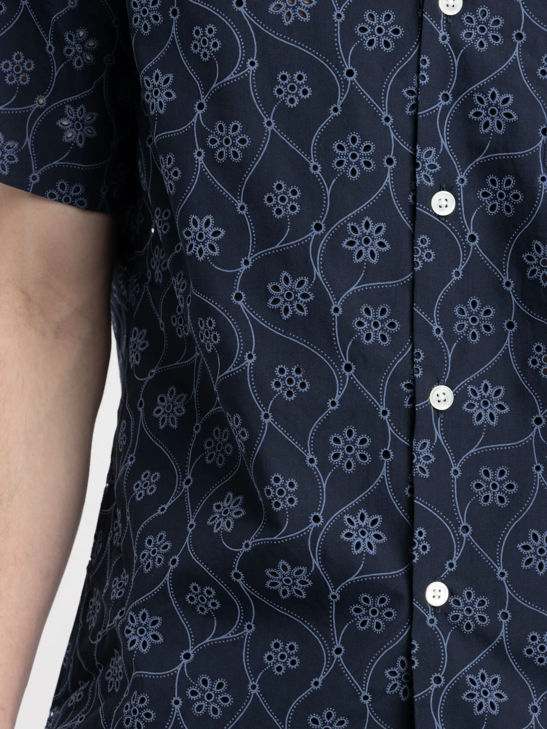 Navy Pattern Rendi Shirt