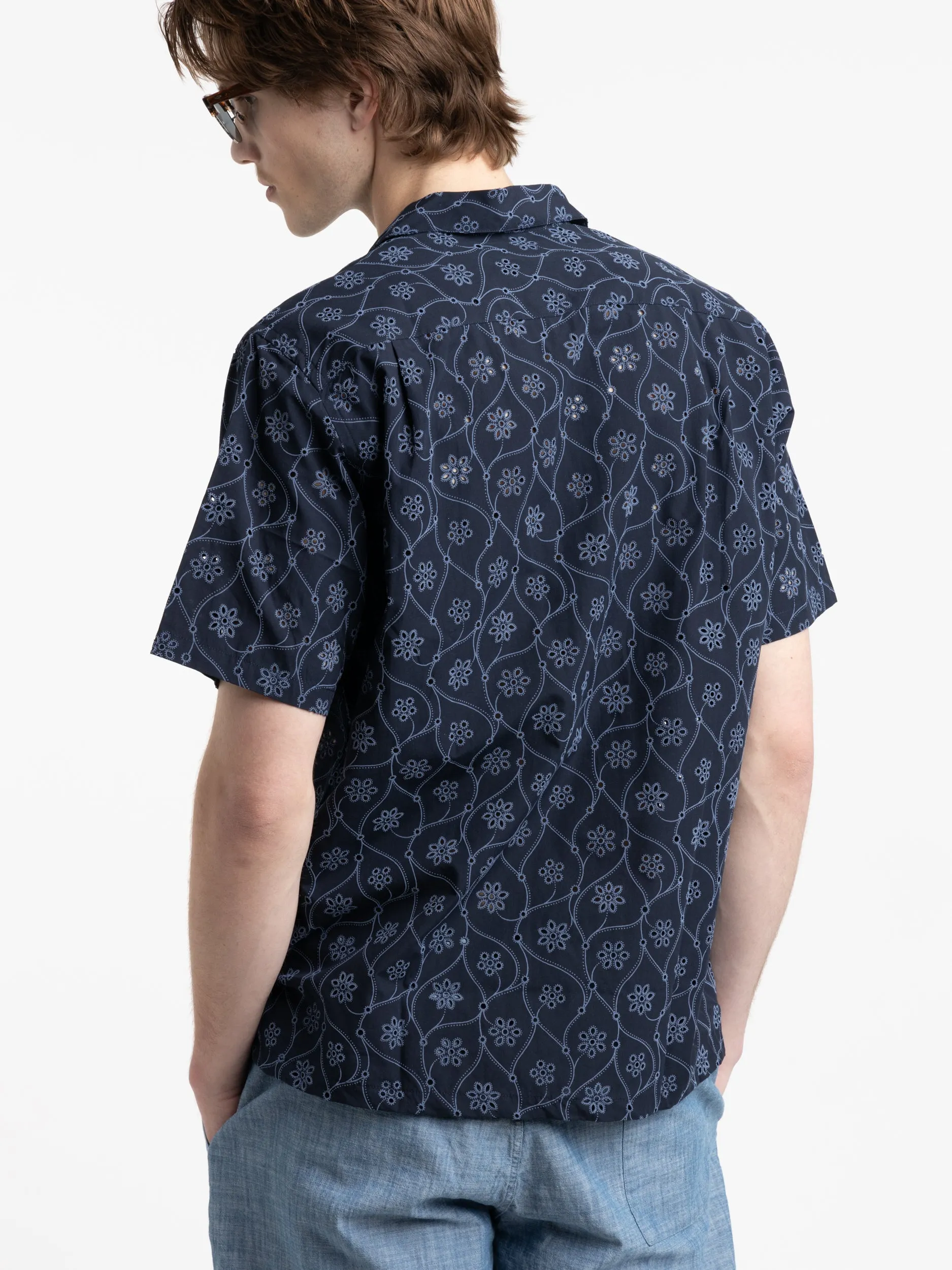 Navy Pattern Rendi Shirt