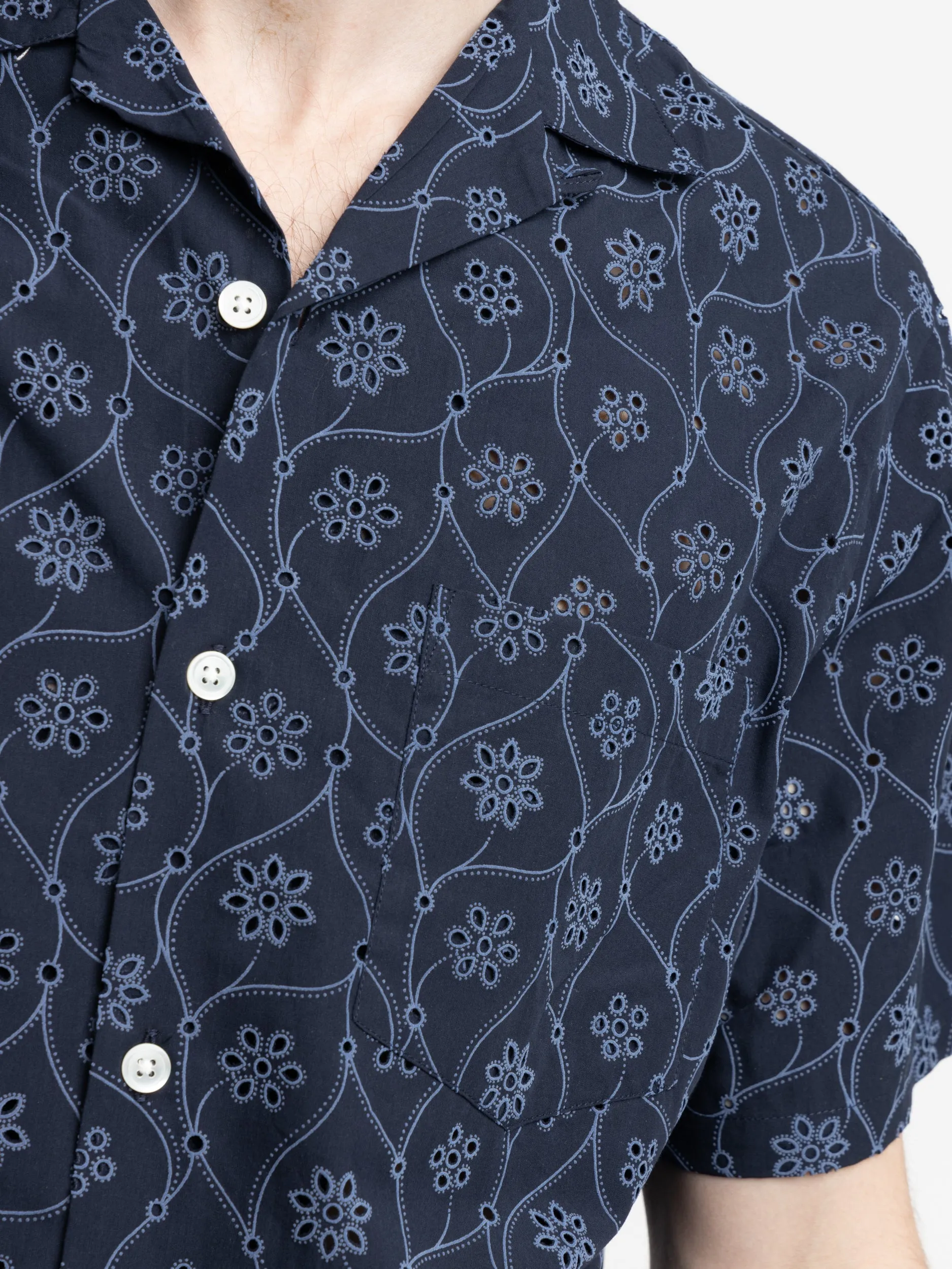 Navy Pattern Rendi Shirt