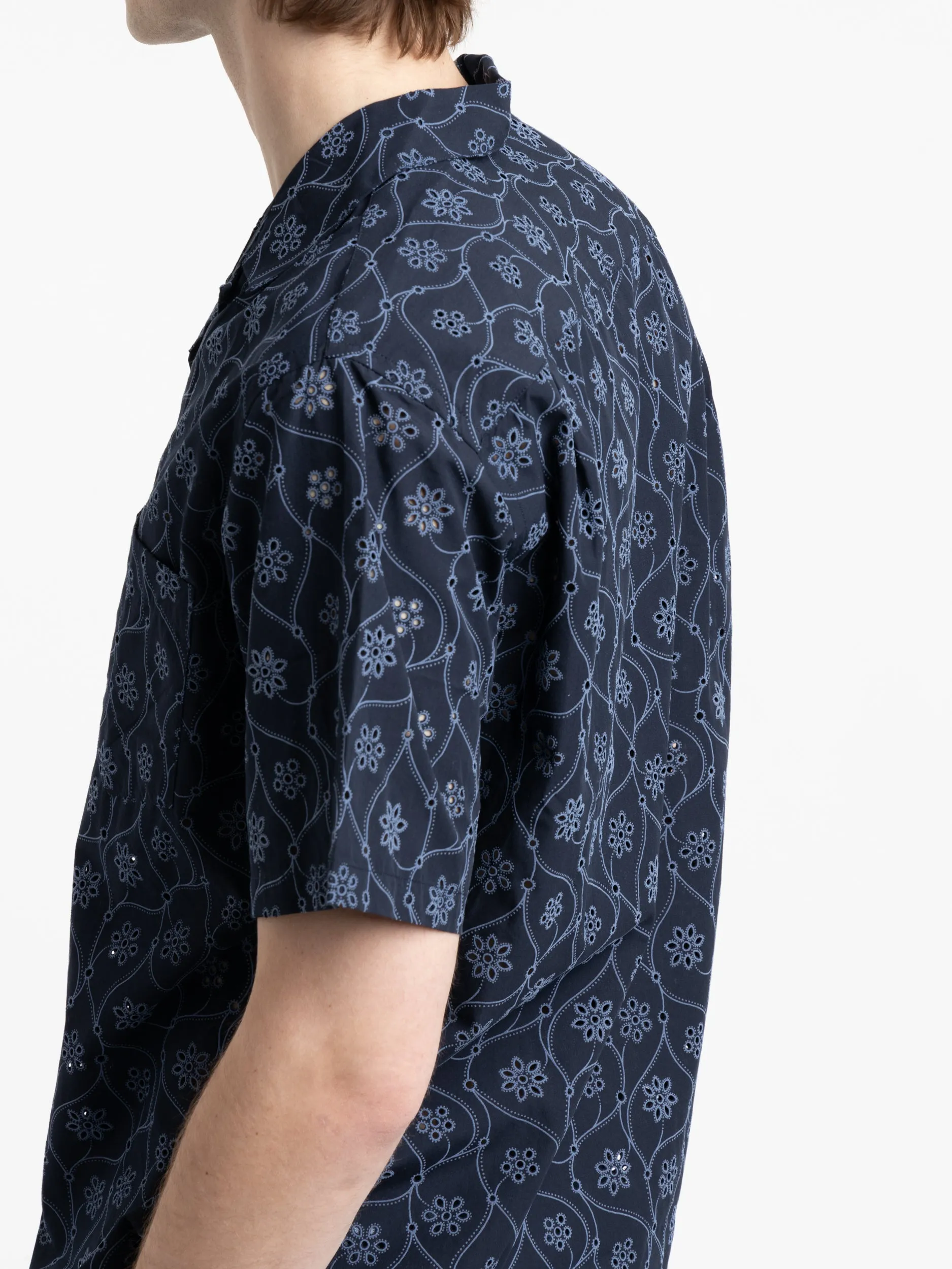 Navy Pattern Rendi Shirt