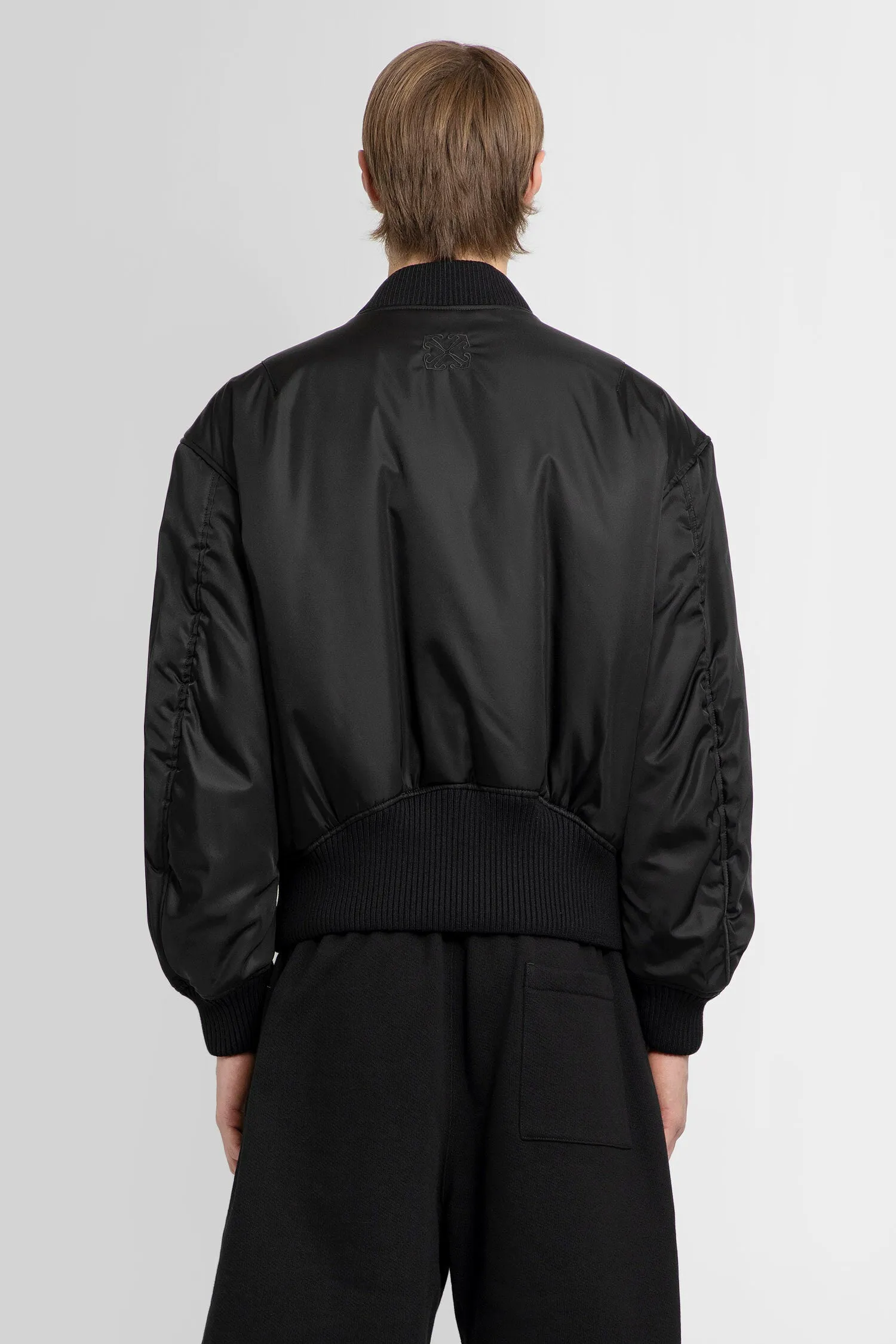 OFF-WHITE MAN BLACK JACKETS