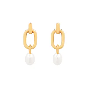 Olivine Pearl Studs