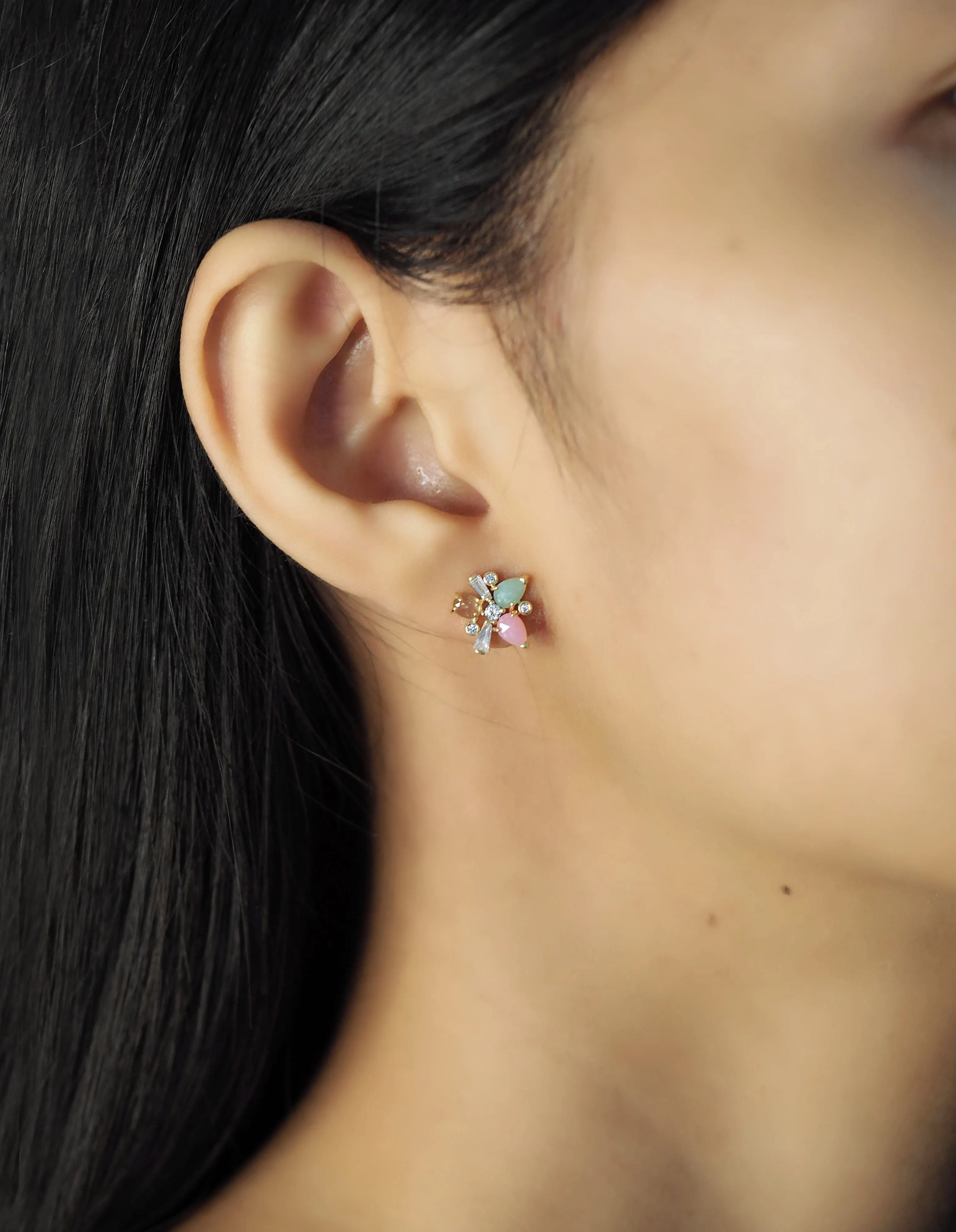 Pastel Cluster Studs