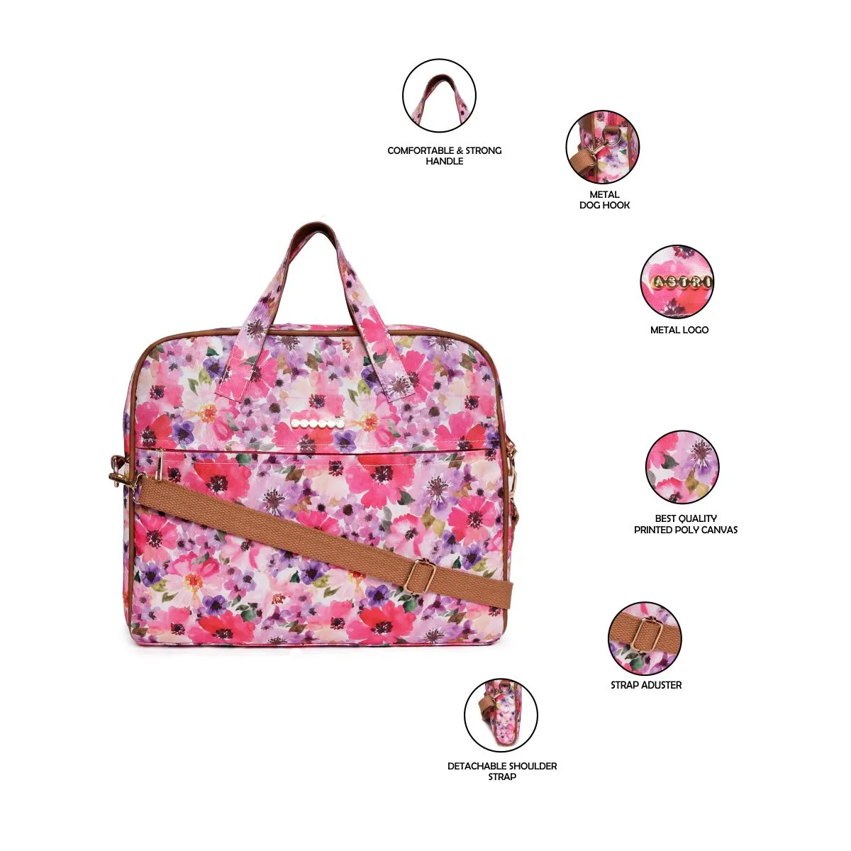 Printed Polyester  Laptop Bag