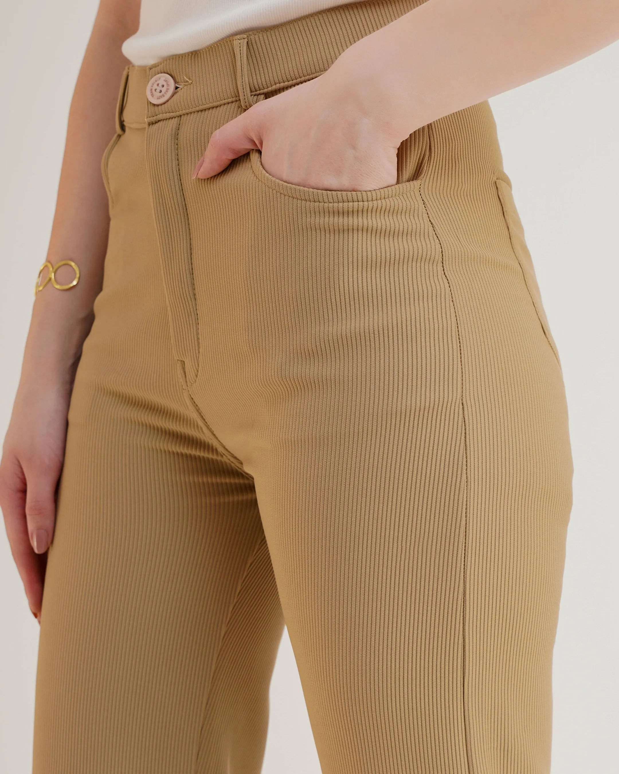 RIBBED TROUSERS