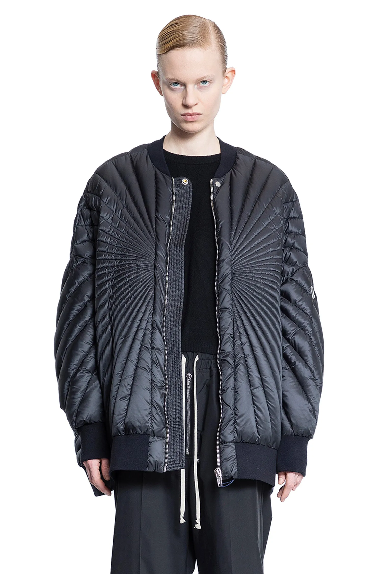 RICK OWENS WOMAN BLACK JACKETS