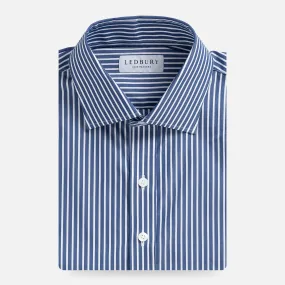 The Navy Upton Stripe Custom Shirt