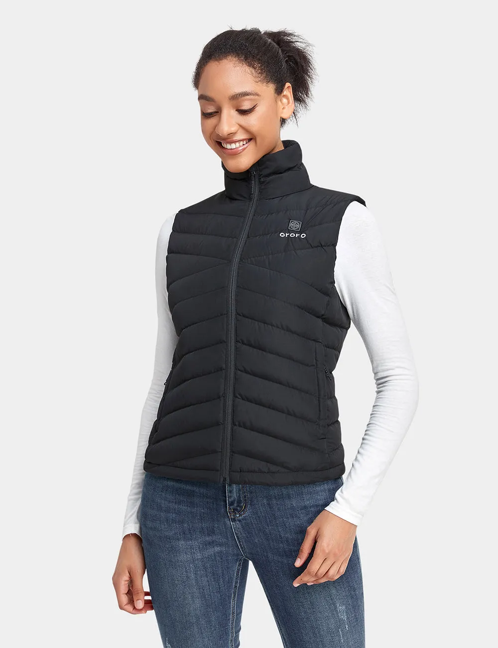 Women's Heated Lightweight Down Vest (Apparel Only)