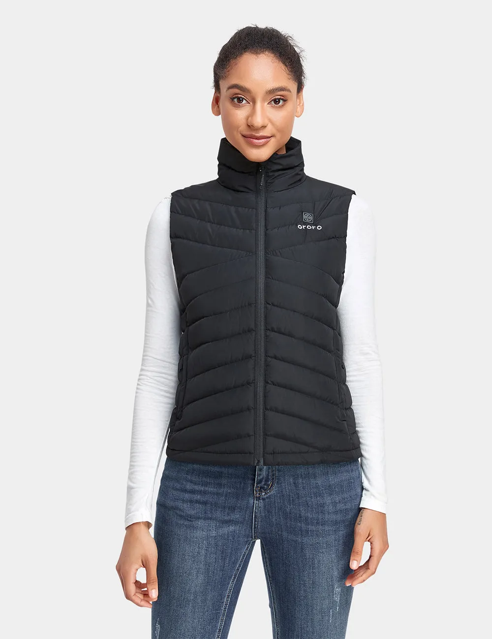 Women's Heated Lightweight Down Vest (Apparel Only)