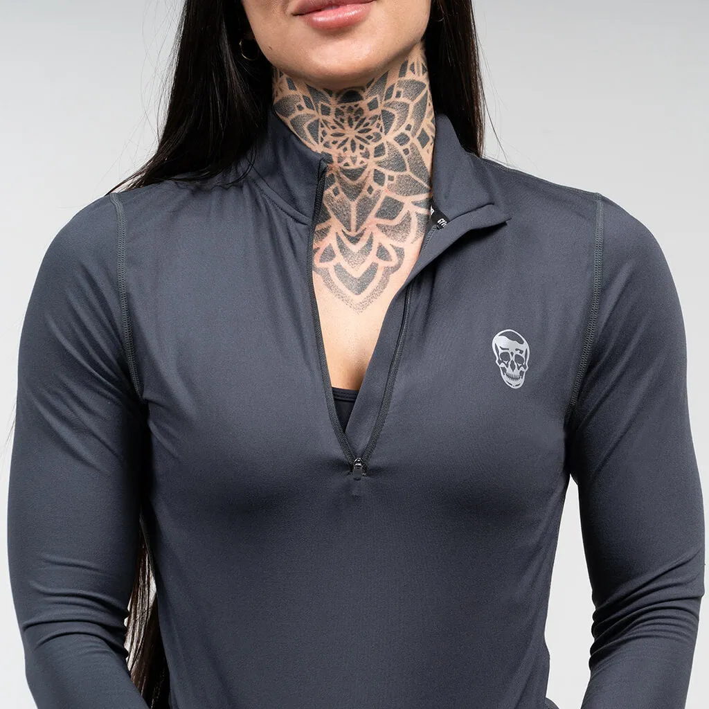 Women's Performance Quarter Zip - Obsidian